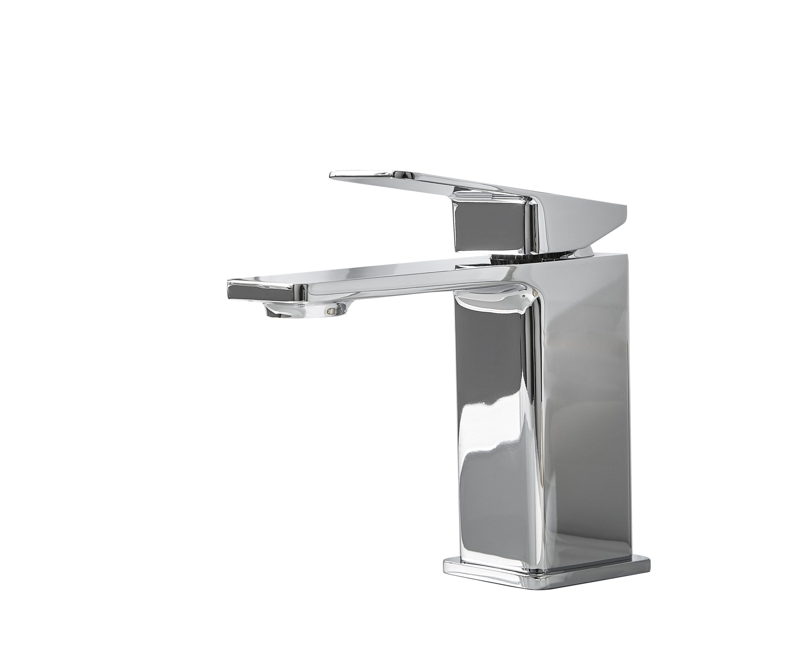 Fine Mono Basin Mixer with push waste (0FTAP51)